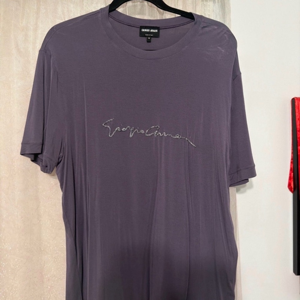 Giorgio Armani Men's Lavender Tee